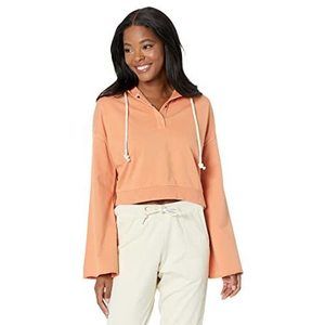 The Normal Brand Henley Hoodie Copper SM